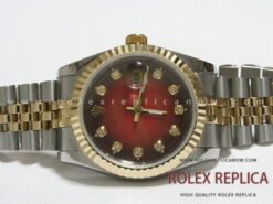Datejust Red Steel and Gold 16233