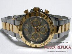 Daytona Gray Steel and Gold 116503