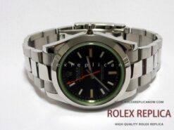 Milgauss Black Green Glass 116400
