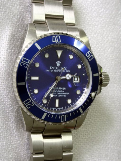 Rolex Replica Submariner Blue Dial 116619LB