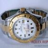 Yacht Master II White Steel and Gold 68623