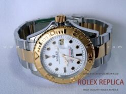 Yacht Master II White Steel and Gold 68623