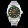 Rolex Milgauss Black Dial Green Sapphire Crystal Super Clone