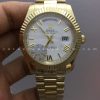 Rolex Day Date Gold White Dial 128238