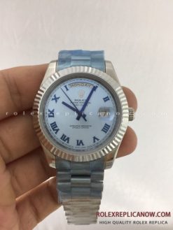 Rolex Day Date Platinum Ice Blue 228206